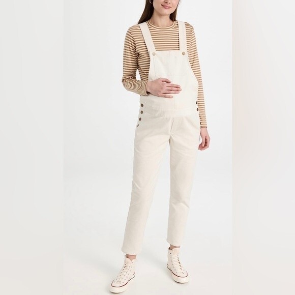 HATCH The Cord Overalls in Ivory Size 3 = US 10-12 NWT - Picture 5 of 10